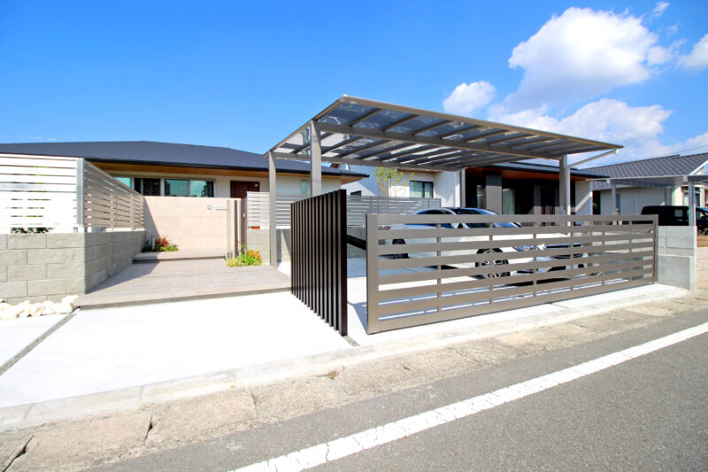 軽やかなクローズ外構 / 熊本県八代市